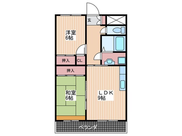 グリーンパーク橋本の物件間取画像